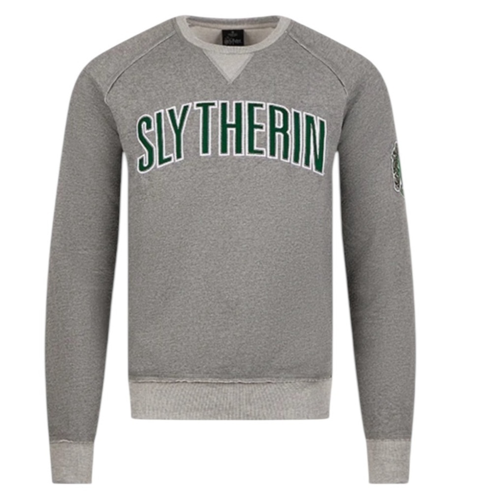 Warner Brothers Universal Studios Slytherin Crew Sweatshirt Unisex NWOT - Picture 1 of 13